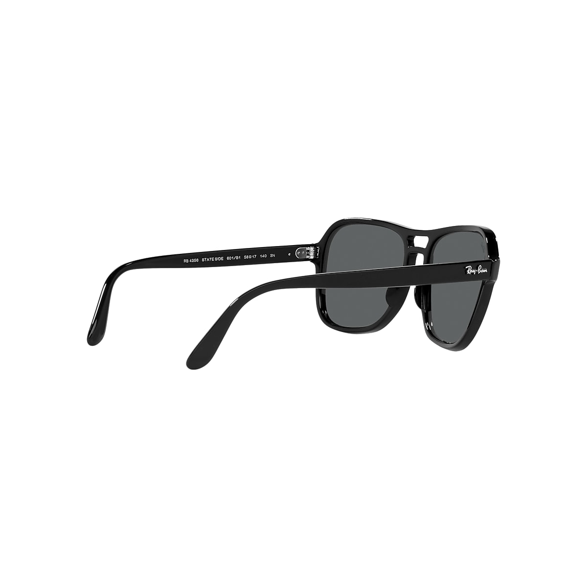 STATE SIDE Sunglasses in Black and Dark Grey - RB4356 | Ray-Ban® US