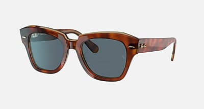 Black On Transparent Sunglasses in Polarized Black Classic