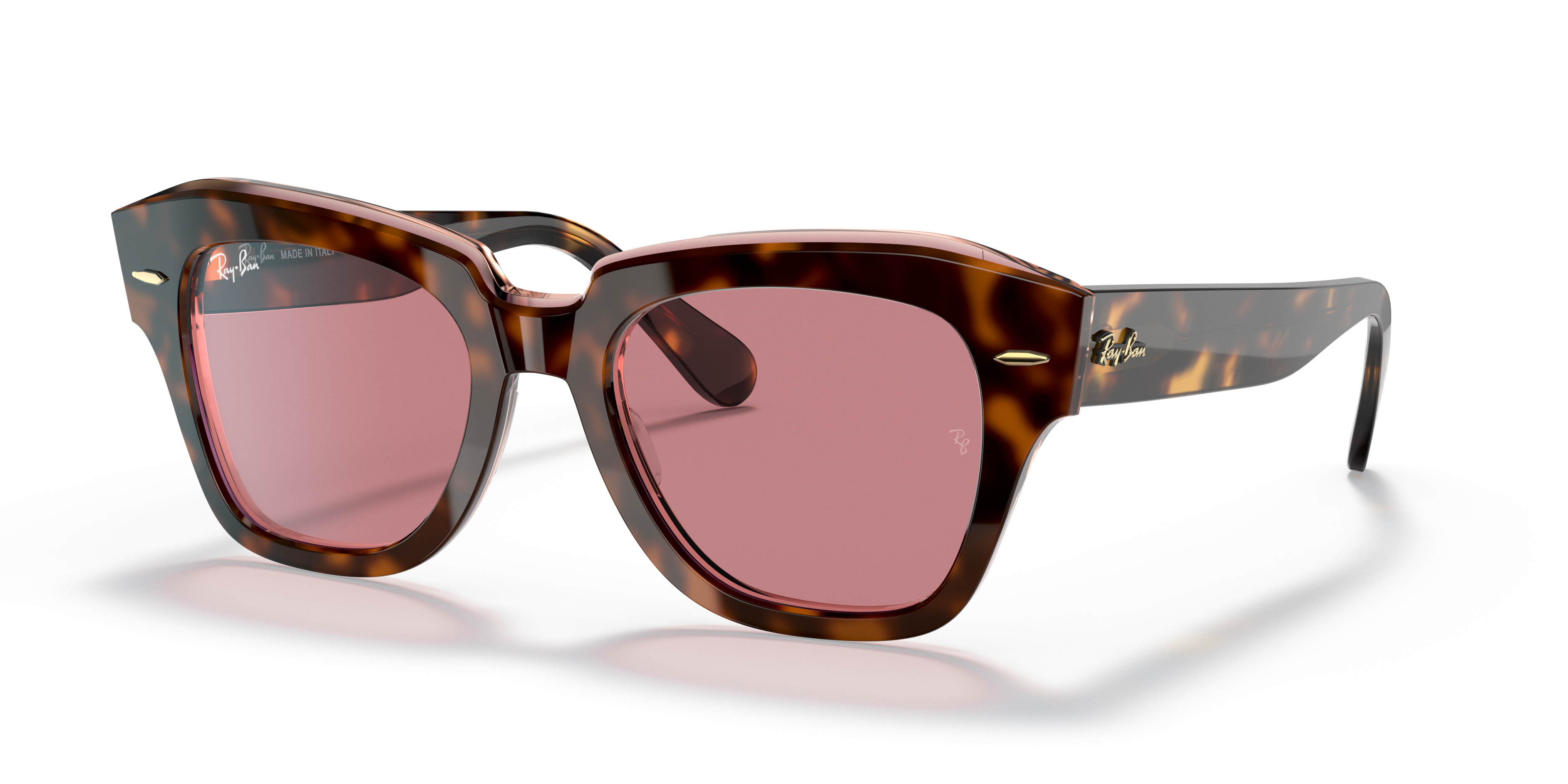 ray ban transparent pink