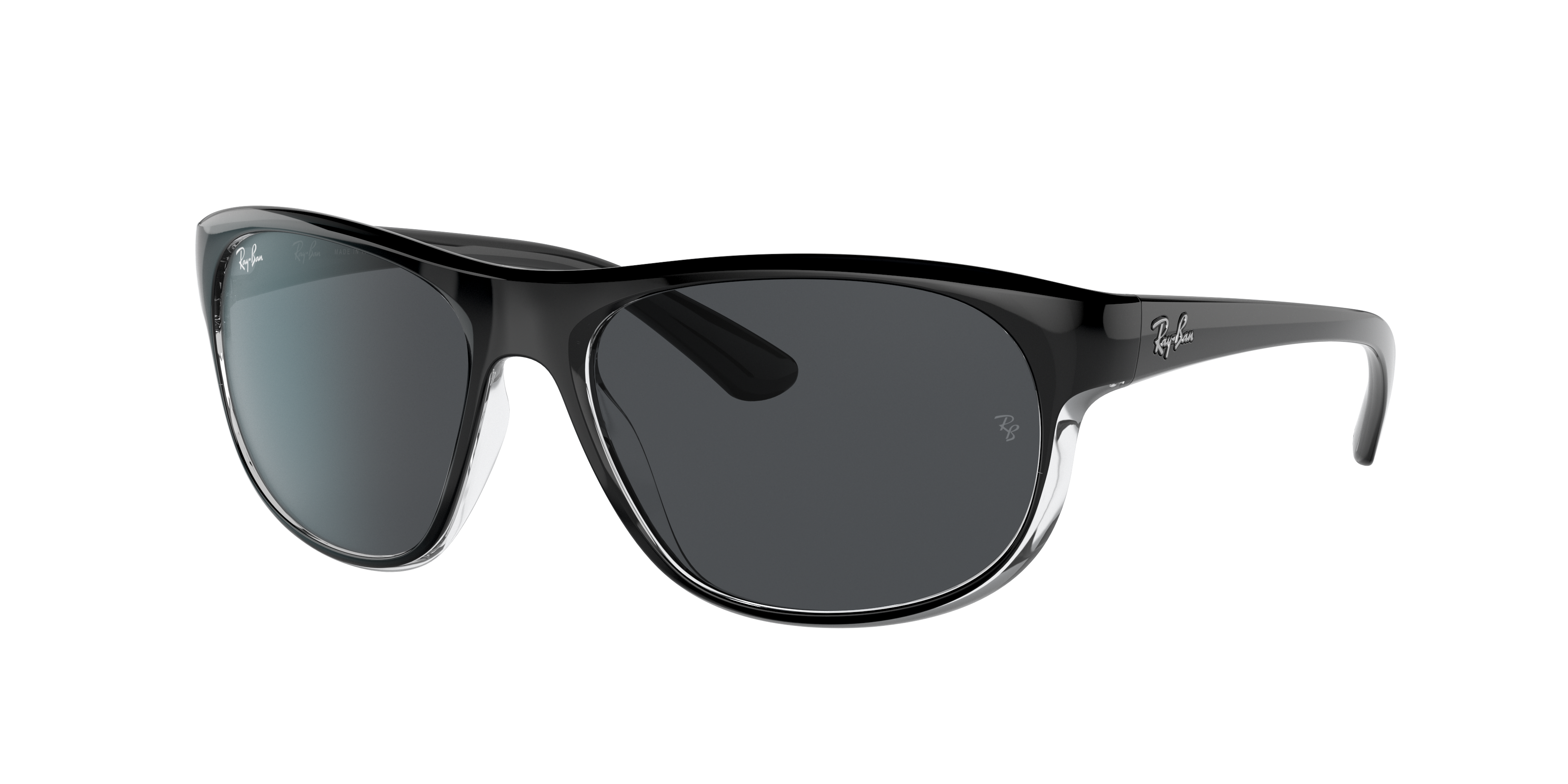 Rb4351 Sunglasses in Black On Transparent and Light Brown | Ray-Ban®
