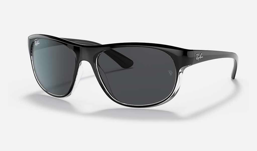 Rb4351 Sunglasses in Black On Transparent and Light Brown | Ray-Ban®