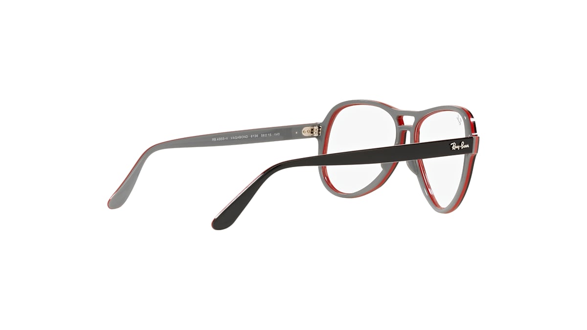 VAGABOND OPTICS Eyeglasses with Black Frame - RB4355V | Ray