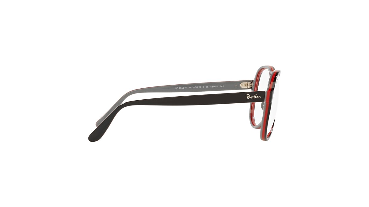 VAGABOND OPTICS Eyeglasses with Black Frame - RB4355V | Ray