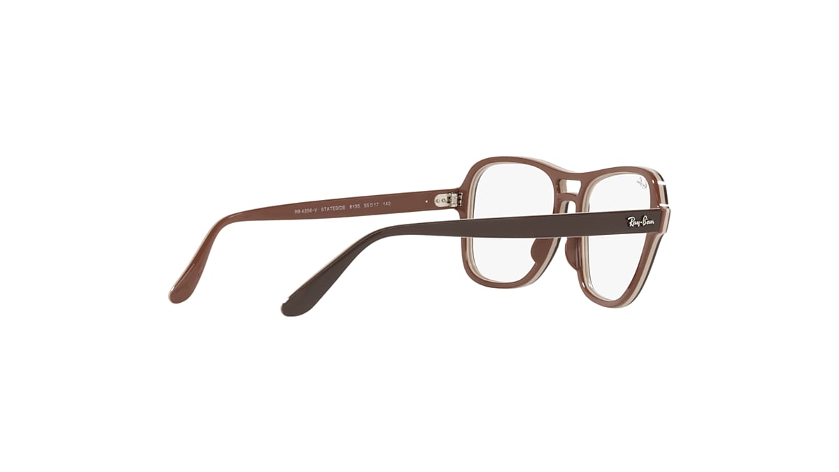 STATE SIDE OPTICS Eyeglasses with Dark Brown Frame