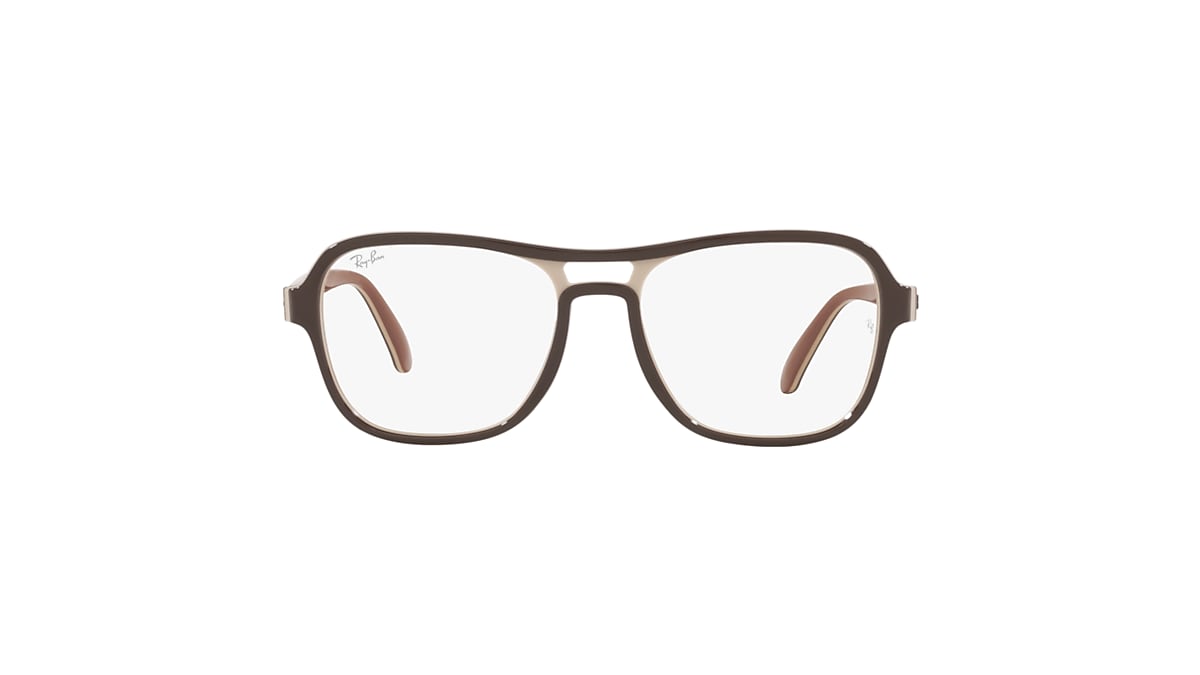 STATE SIDE OPTICS Eyeglasses with Dark Brown Frame - RB4356V | Ray