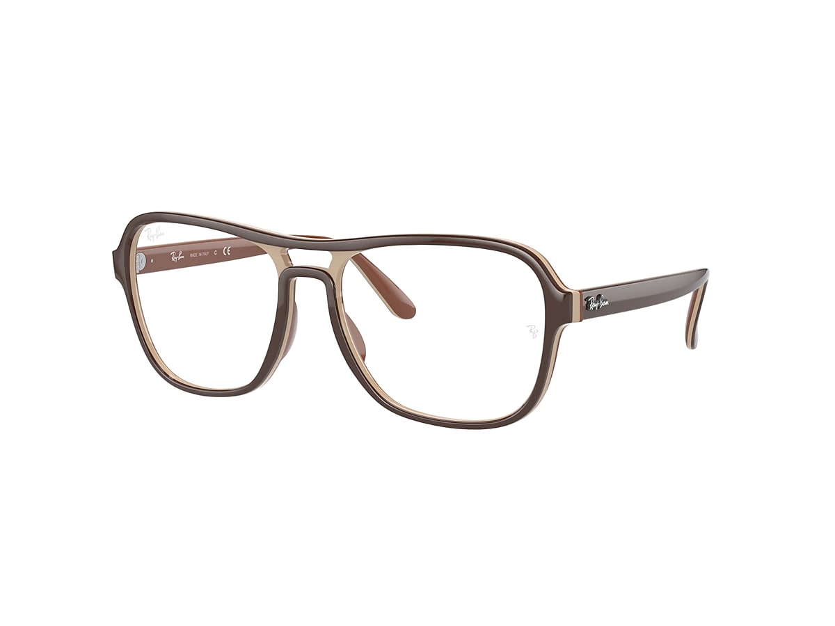 STATE SIDE OPTICS Eyeglasses with Dark Brown Frame