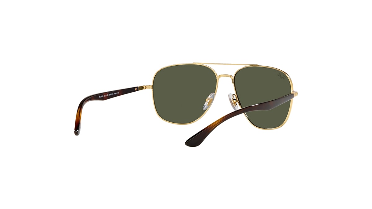 RB3683 Sunglasses in Gold and Green - RB3683 | Ray-Ban® US