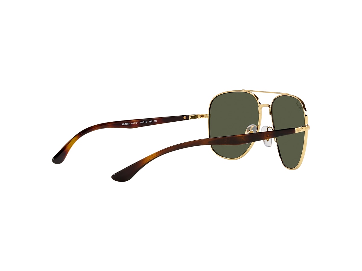 RB3683 Sunglasses in Gold and Green - RB3683 | Ray-Ban® US