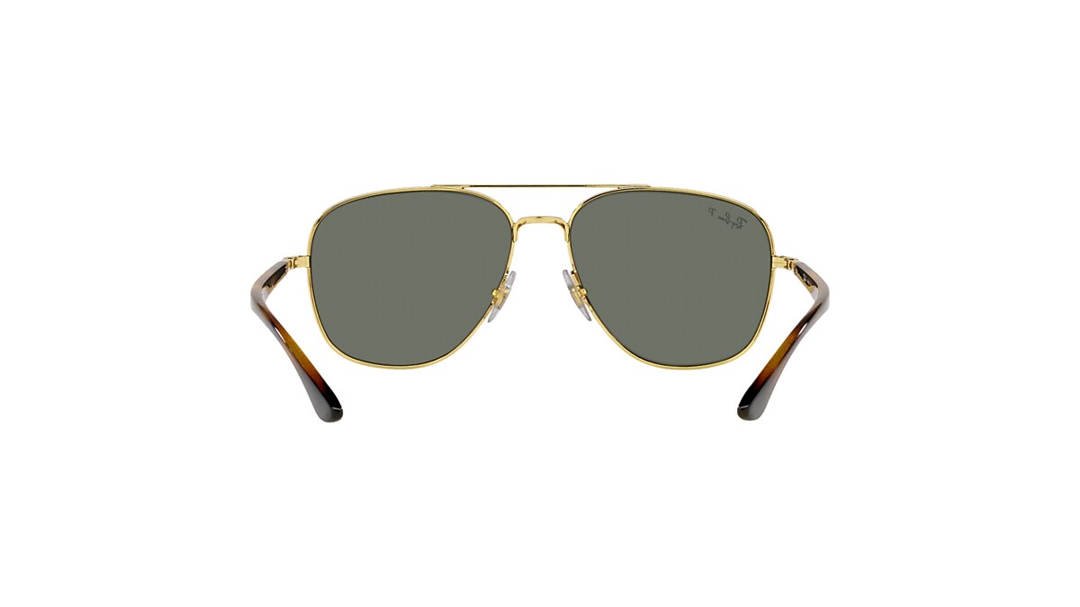 Óculos de Sol RB3683 em Dourado-arista e Verde G-15 - RB3683 Óculos de Sol RB3683 em Dourado-arista e Verde G-15 - RB3683