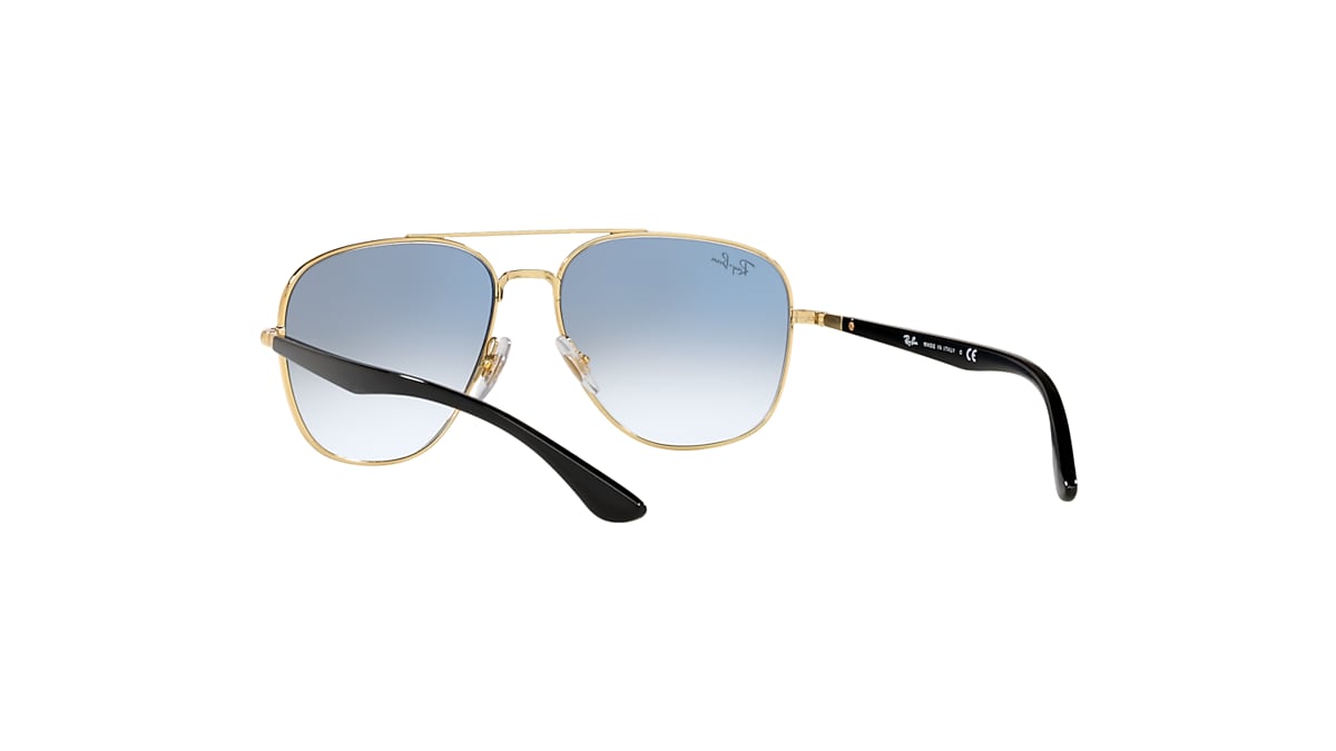RB3683 Sunglasses in Black On Gold and Blue - RB3683 | Ray RB3683 Sunglasses in Black On Gold and Blue - RB3683 | Ray
