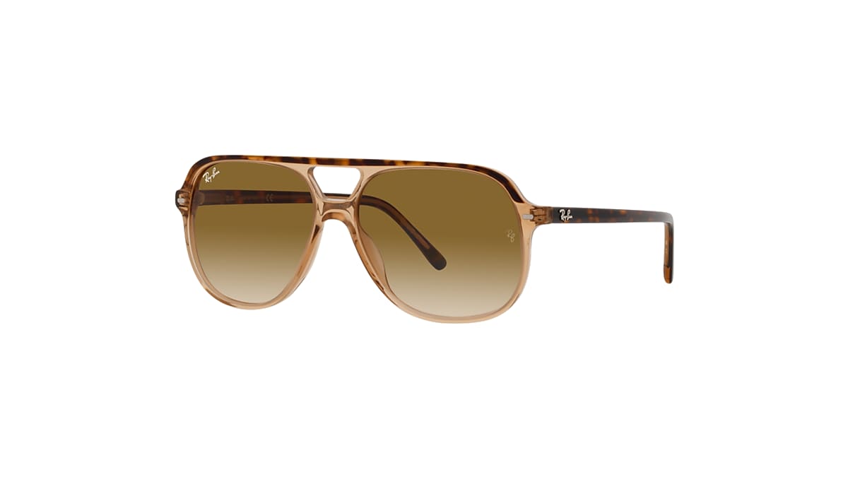 BILL Sunglasses in Havana On Transparent Brown and Light