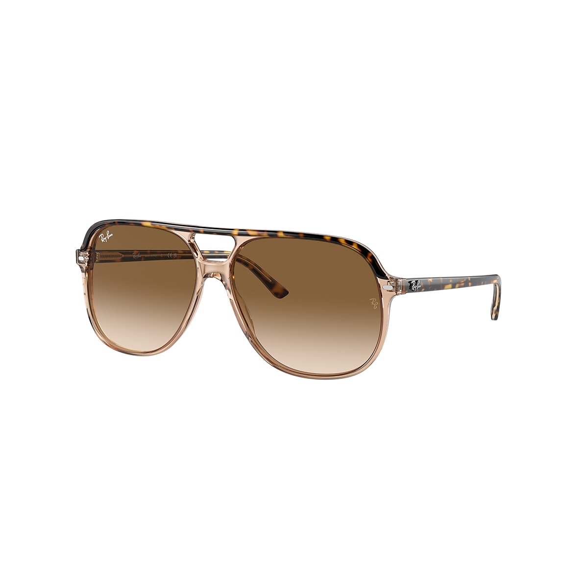 Bill Sunglasses in Havana On Transparent Brown and Light Brown | Ray-Ban®