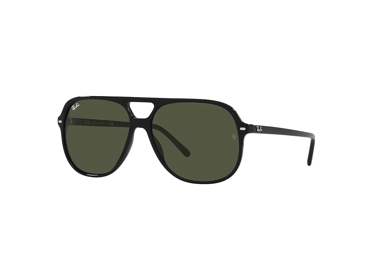 Bill Sunglasses in Black and Green | Ray-Ban®