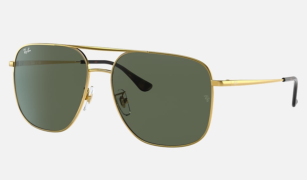 Gold Sunglasses in Green and RB3679D - RB3679D | Ray-Ban®