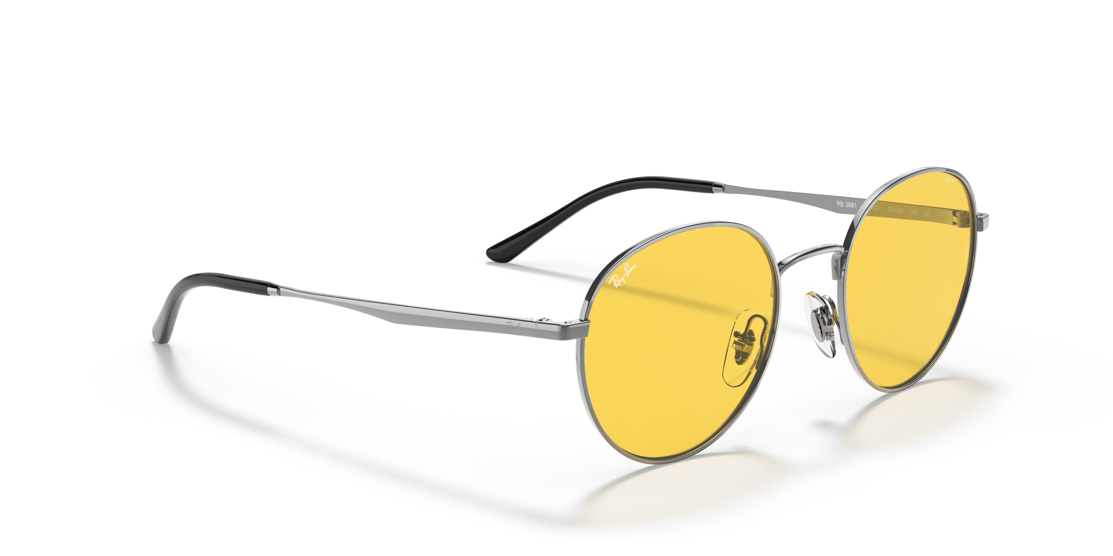 Rb3681 Evolve Sunglasses in Gunmetal and Yellow Photochromic | Ray 