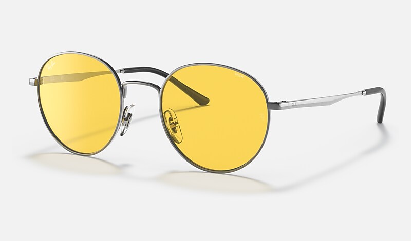 RB3681 EVOLVE Sunglasses in Gunmetal and Yellow Photochromic