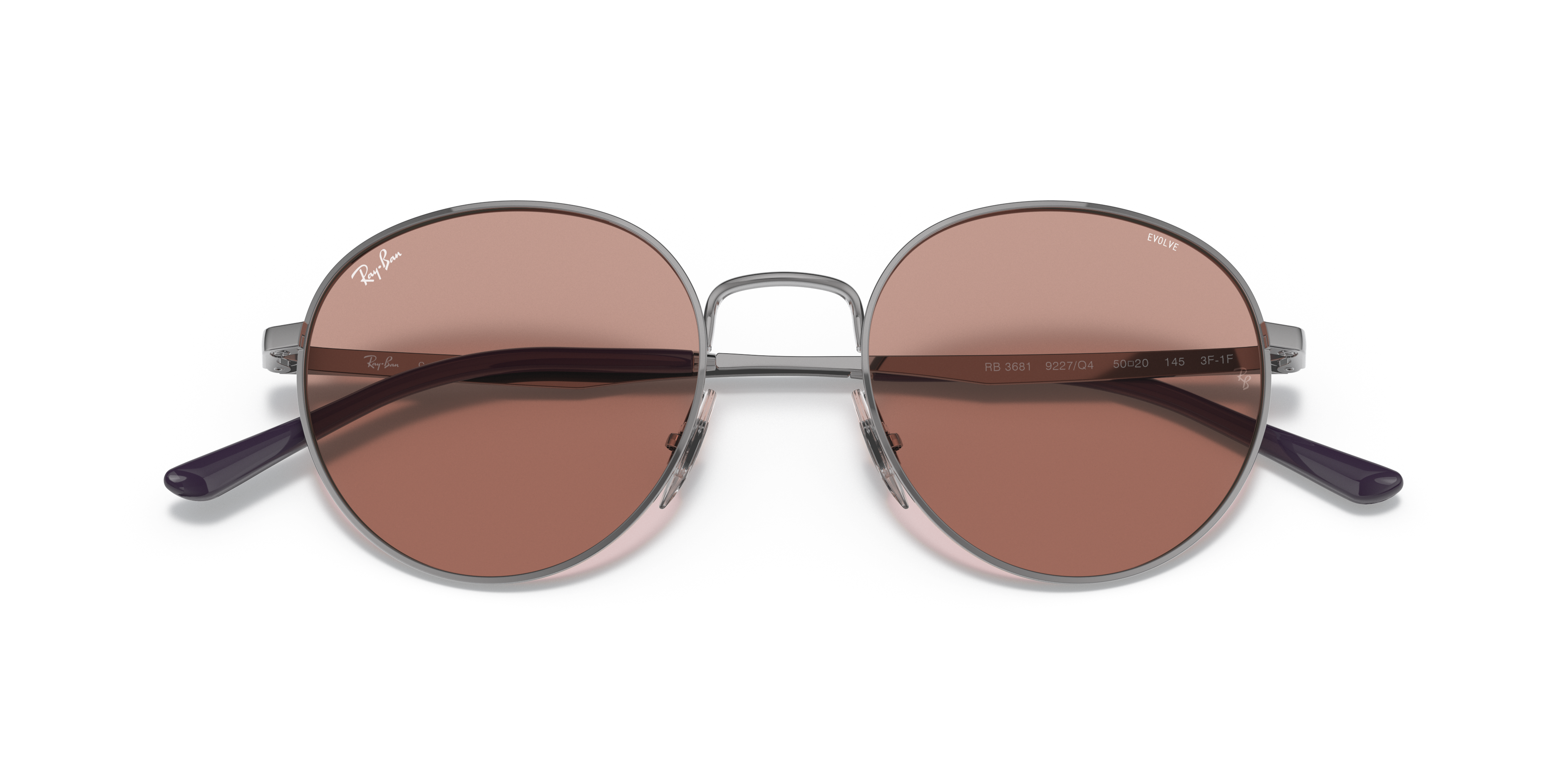 Rb3681 Evolve Sunglasses in Gunmetal and Brown Photochromic | Ray-Ban®