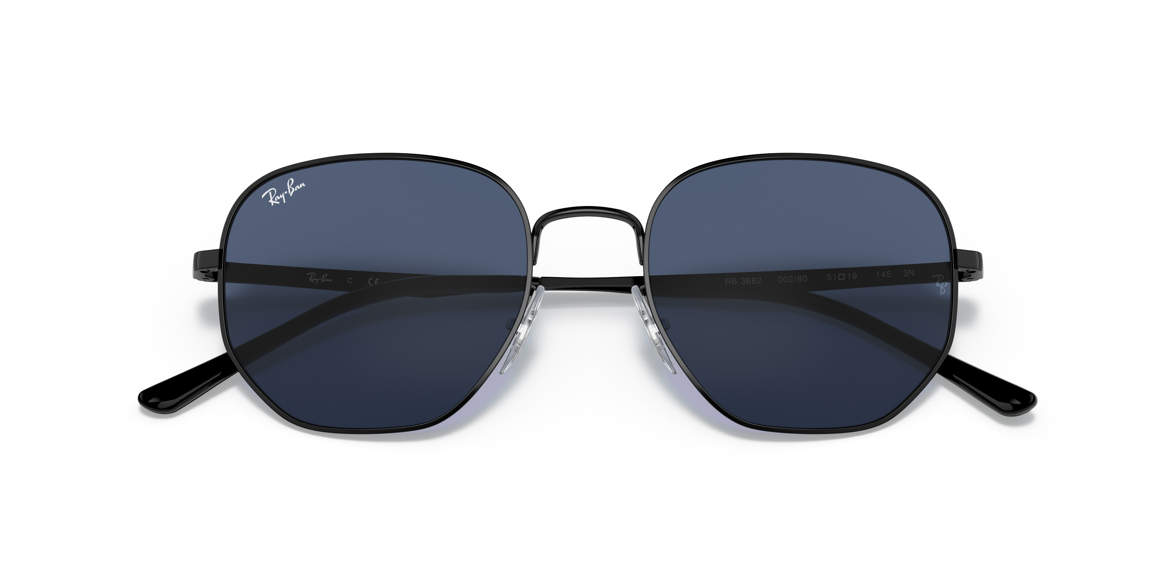 Rb3682 Sunglasses in Black and Dark Blue | Ray-Ban®