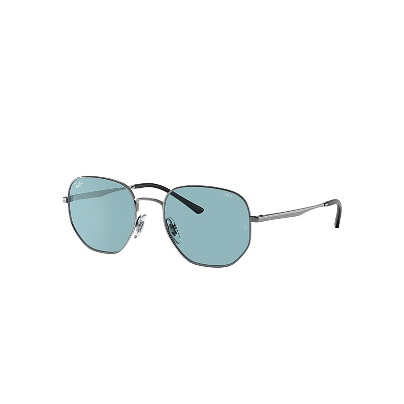 Ray-Ban Rb3682 Evolve Sunglasses Gunmetal Frame Blue Lenses 51-19 product image