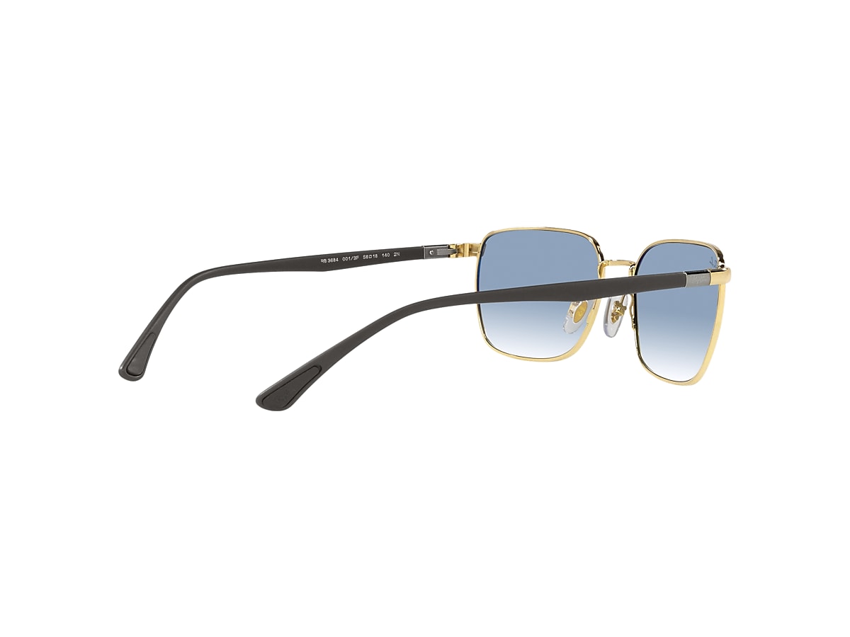 RayBan レイバン RB3684-0013F-58 サングラス ゴールド・ブラウン