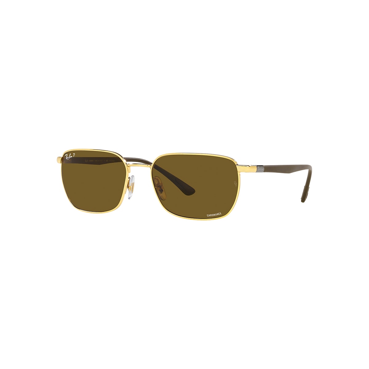 RB3684CH CHROMANCE Sunglasses in Gold and Brown - RB3684CH | Ray