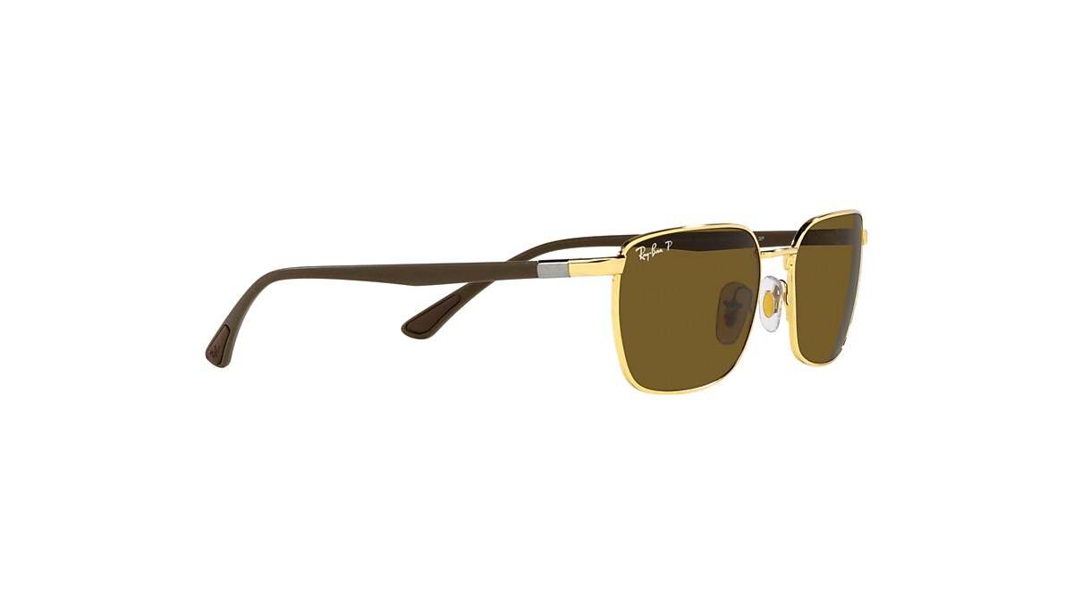 RB3684CH CHROMANCE Sunglasses in Arista Gold and Brown RB3684CH CHROMANCE Sunglasses in Arista Gold and Brown