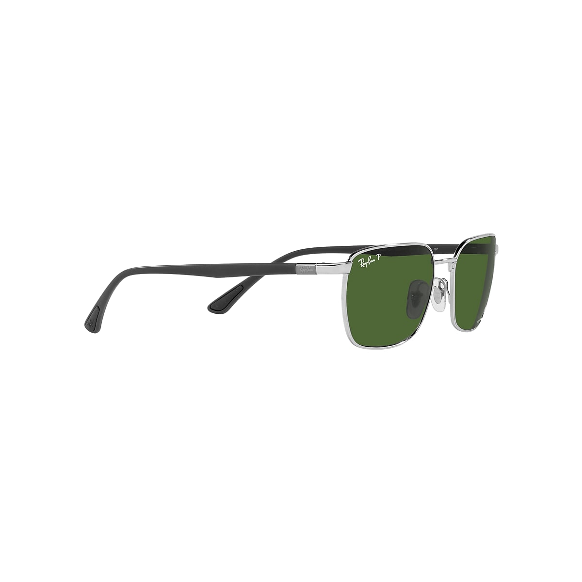 RB3684CH CHROMANCE Sunglasses in Silver and Dark Green - RB3684CH