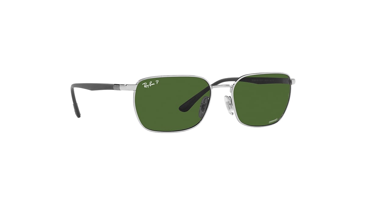 Rb3684ch Chromance Sunglasses in Silver and Dark Green | Ray-Ban®