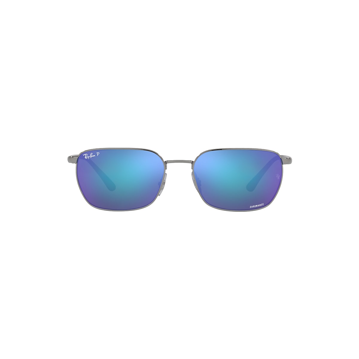 RB3684CH CHROMANCE Sunglasses in Gunmetal and Blue - RB3684CH