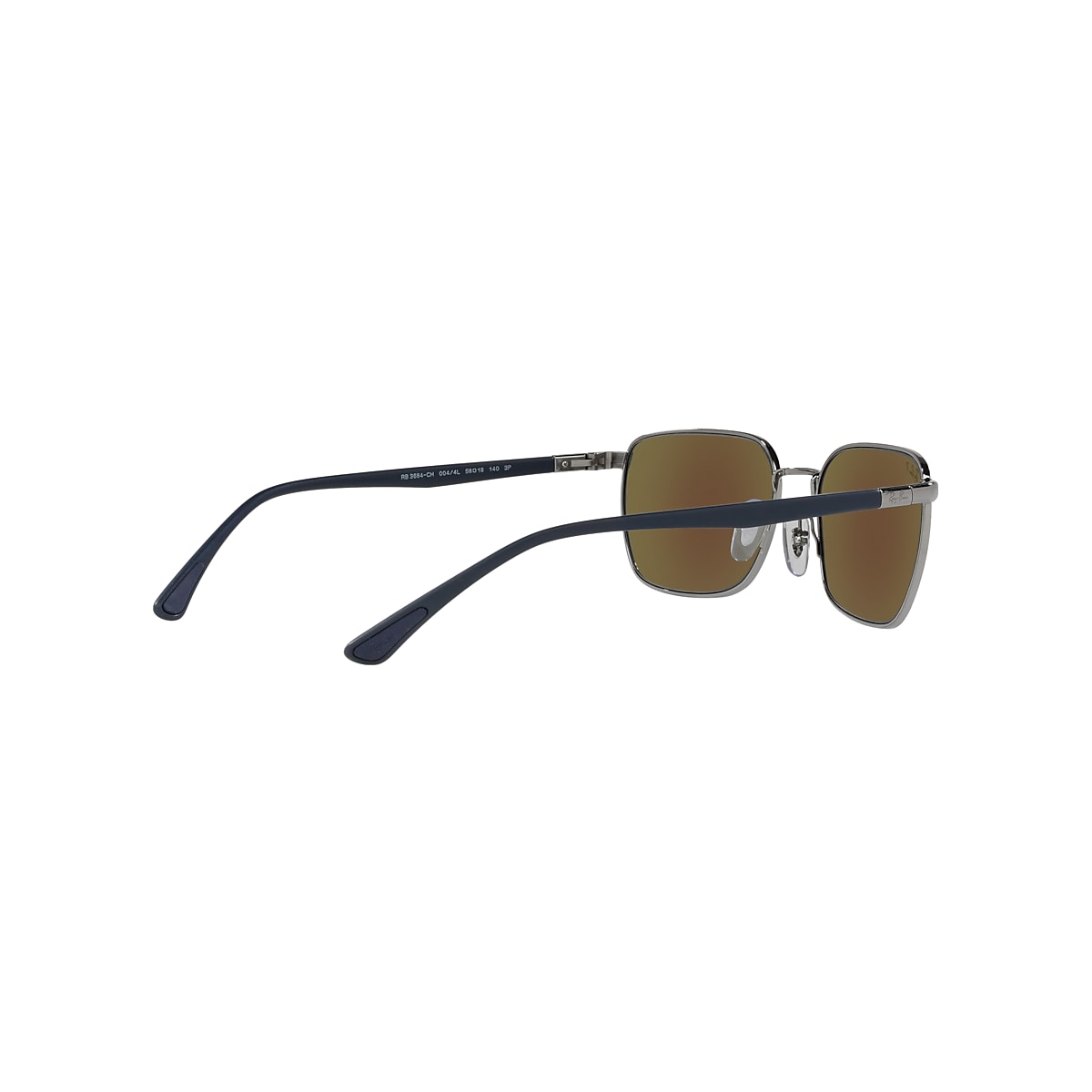 RB3684CH CHROMANCE Sunglasses in Gunmetal and Blue - RB3684CH 