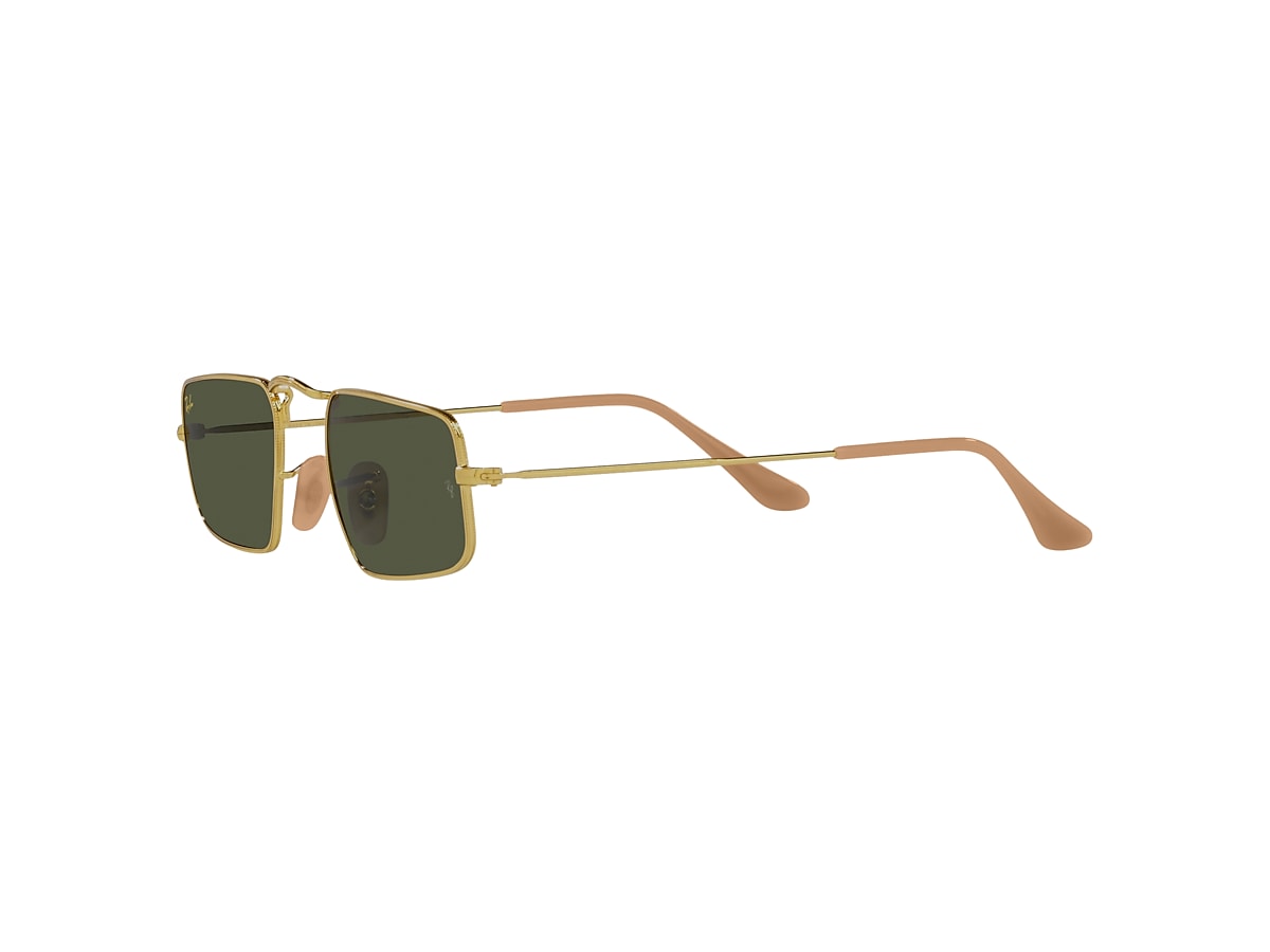 Julie Sunglasses in Gold and Green | Ray-Ban®