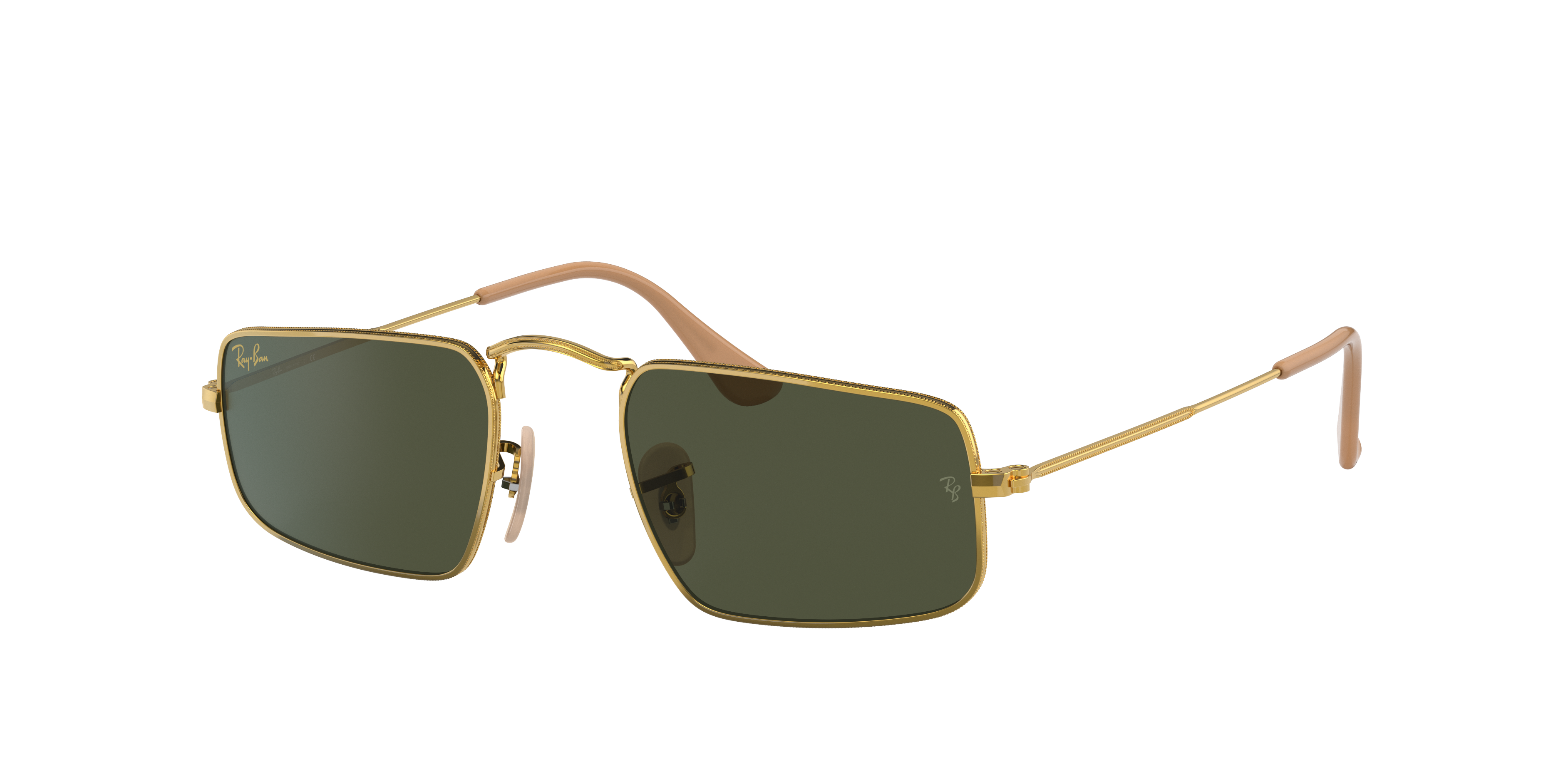 Julie Sunglasses in Gold and Green - RB3957 | Ray-Ban®