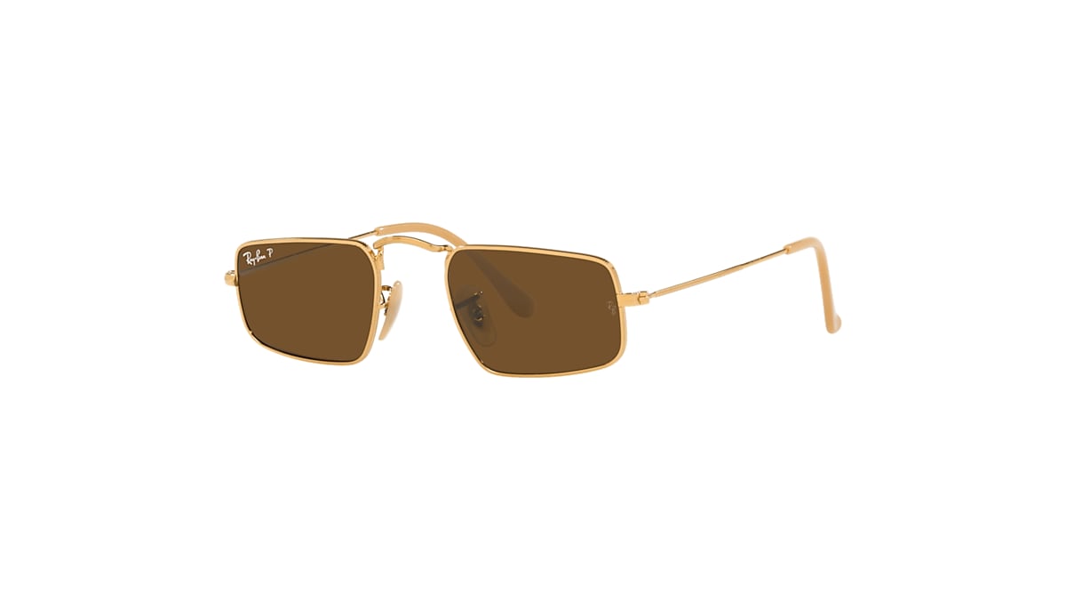 Julie Sunglasses in Gold and Brown | Ray-Ban®