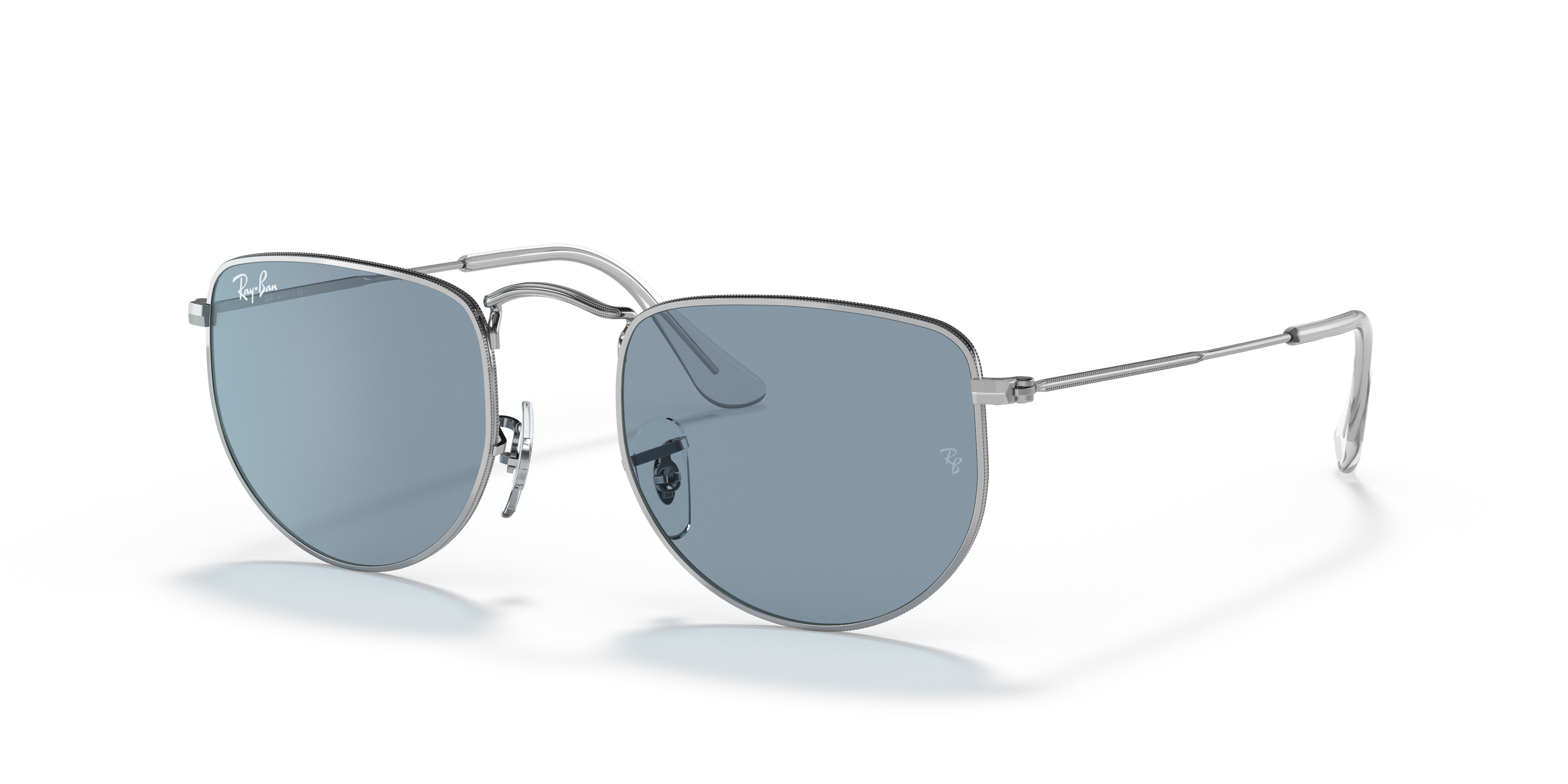 ray ban silver blue