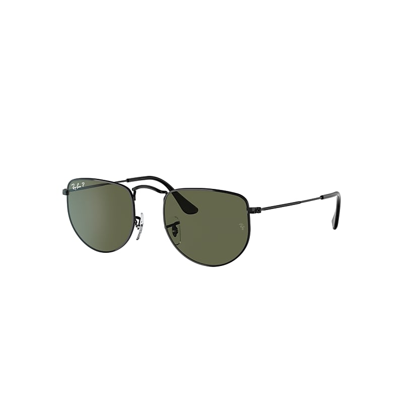 Ray-Ban Elon Sunglasses Black Frame Green Lenses Polarized 50-20 product image