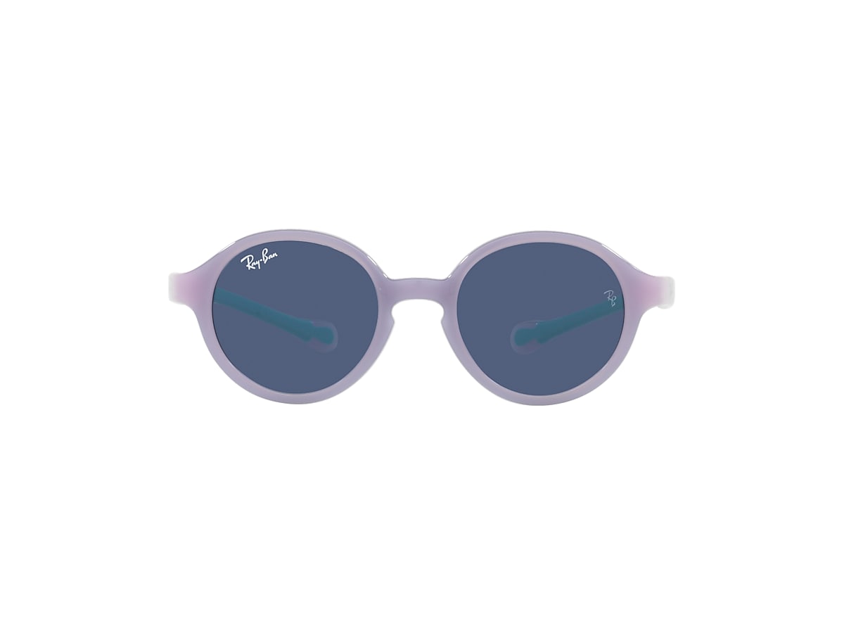 Rb9075s Kids Sunglasses in Violet On Light Blue and Blue |