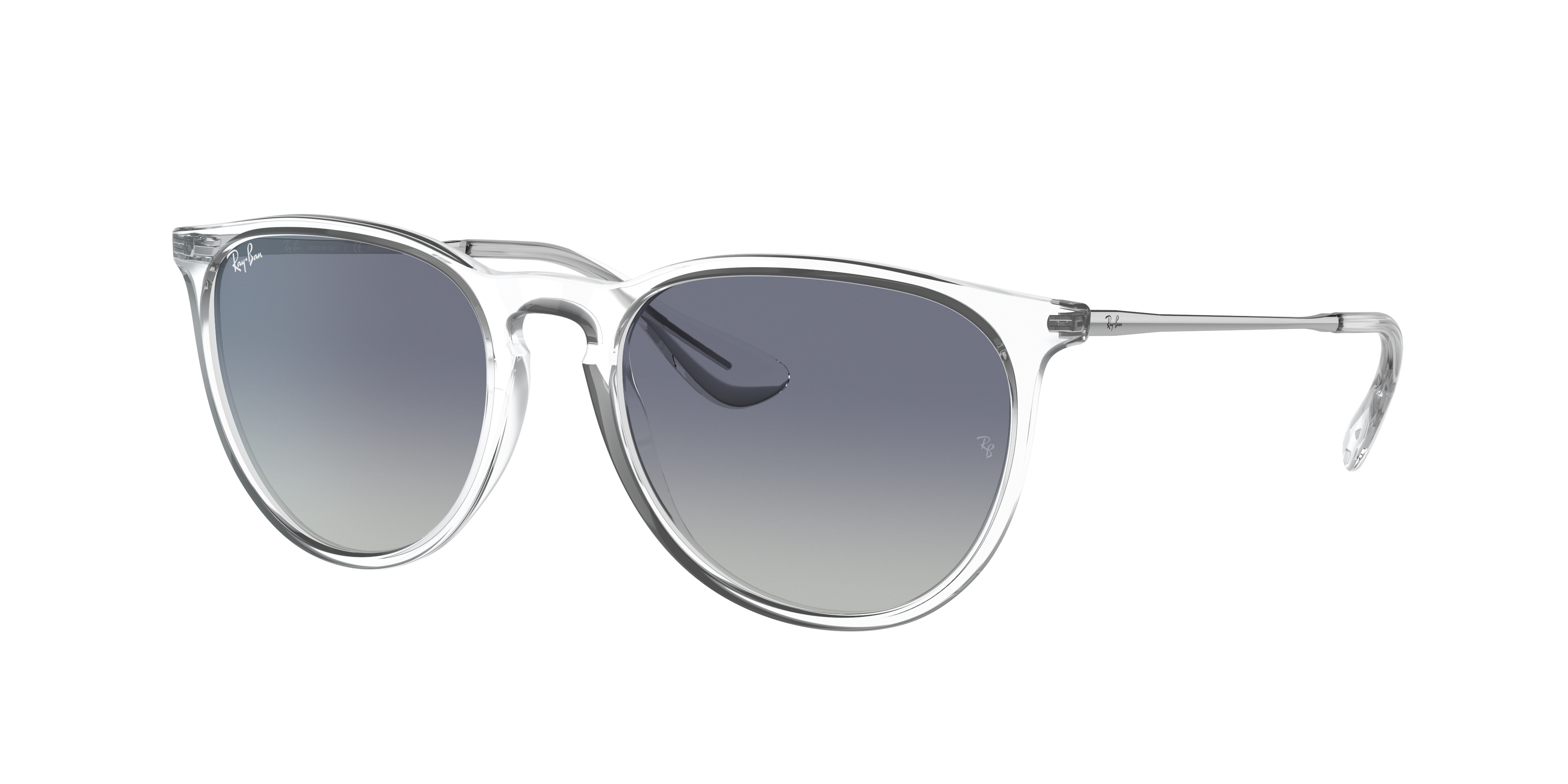 Erika Classic Exclusive Sunglasses in Transparent and Blue | Ray-Ban®