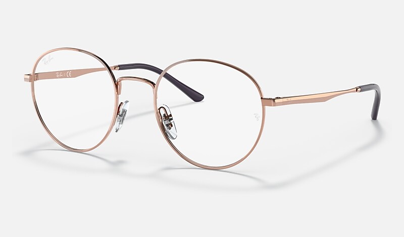 RB3681 OPTICS Eyeglasses with Rose Gold Frame RB3681V Ray Ban US