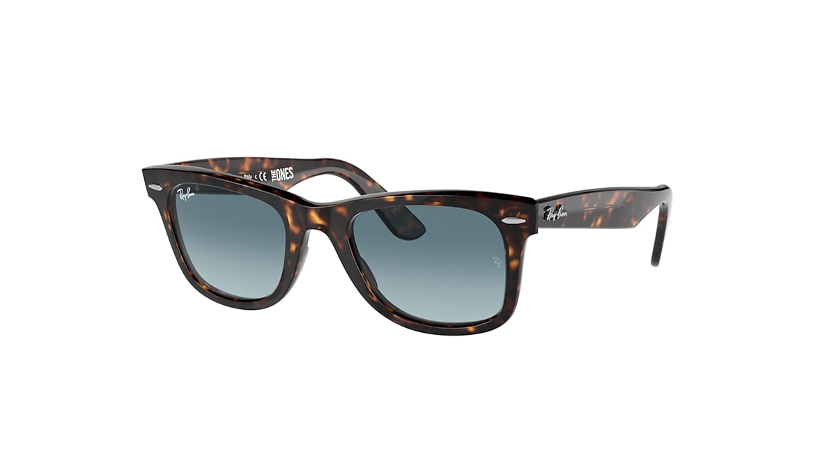 WAYFARER X THE ONES Sunglasses in Havana and Blue - Ray-Ban