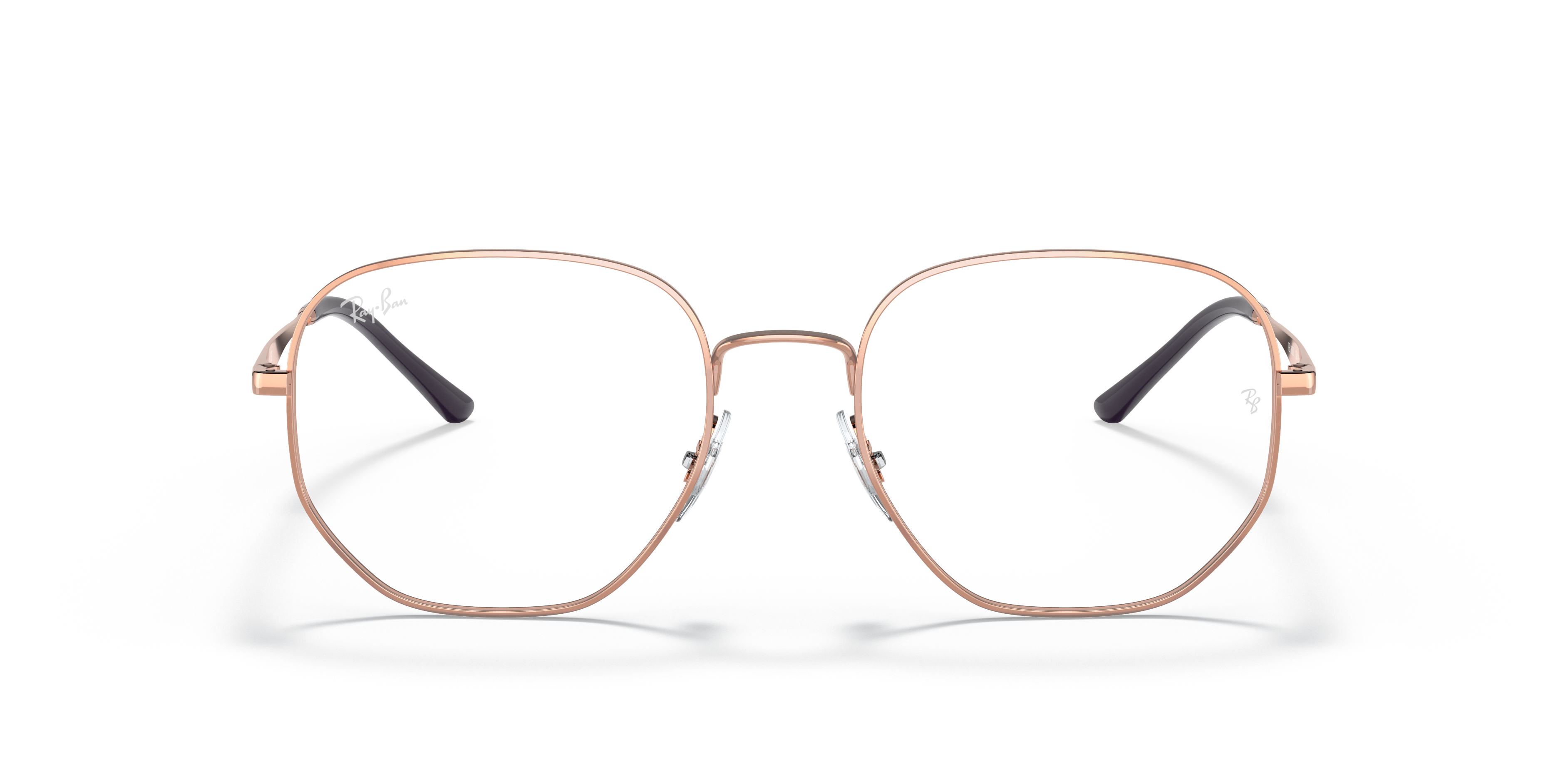 ray ban rose gold frames