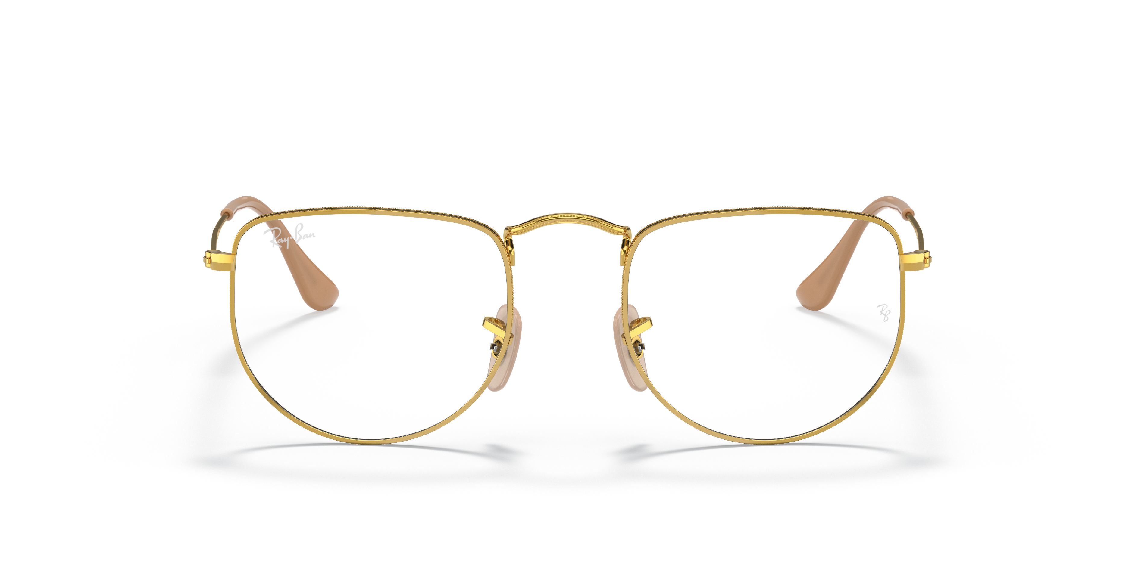 Elon Optics Eyeglasses with Gold Frame | Ray-Ban®