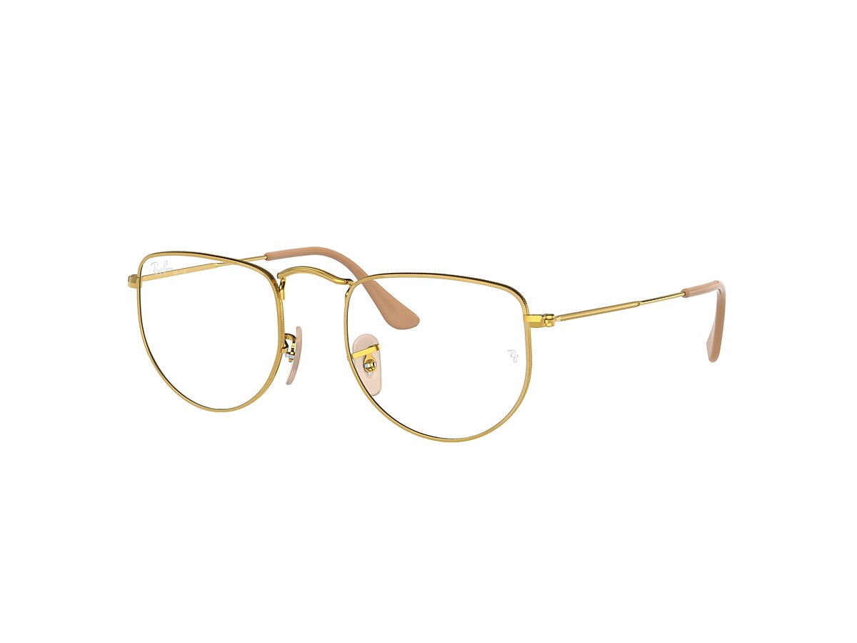 Elon Optics Eyeglasses with Gold Frame | Ray-Ban®