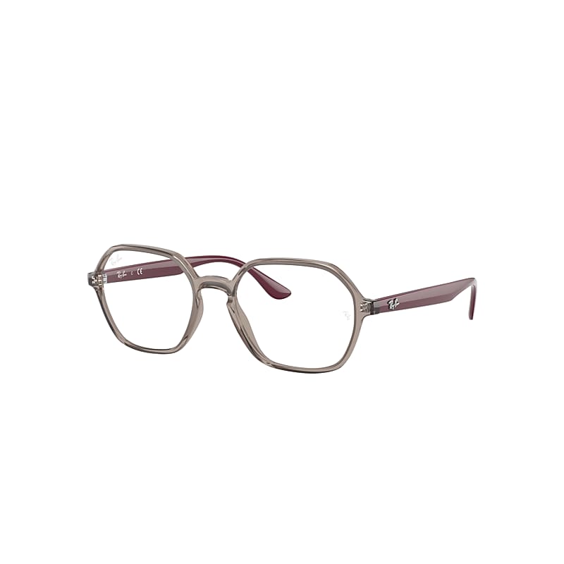 Ray-Ban Rb4361 Optics Eyeglasses Bordeaux Frame Clear Lenses 52-18