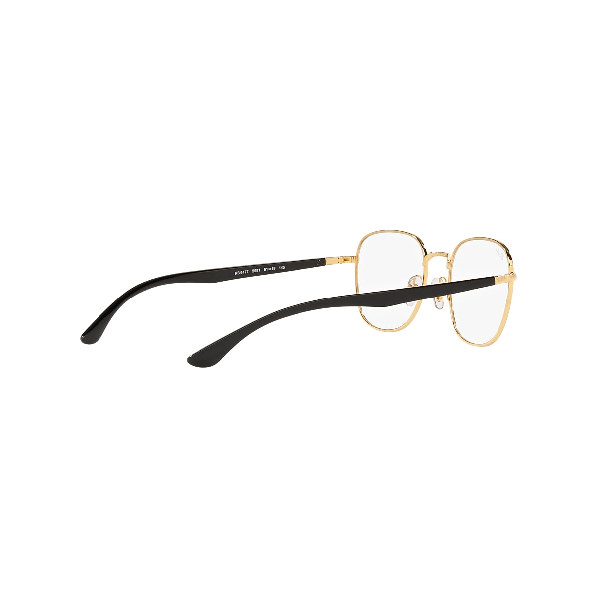 RB6477 OPTICS Eyeglasses with Black On Gold Frame - RB6477