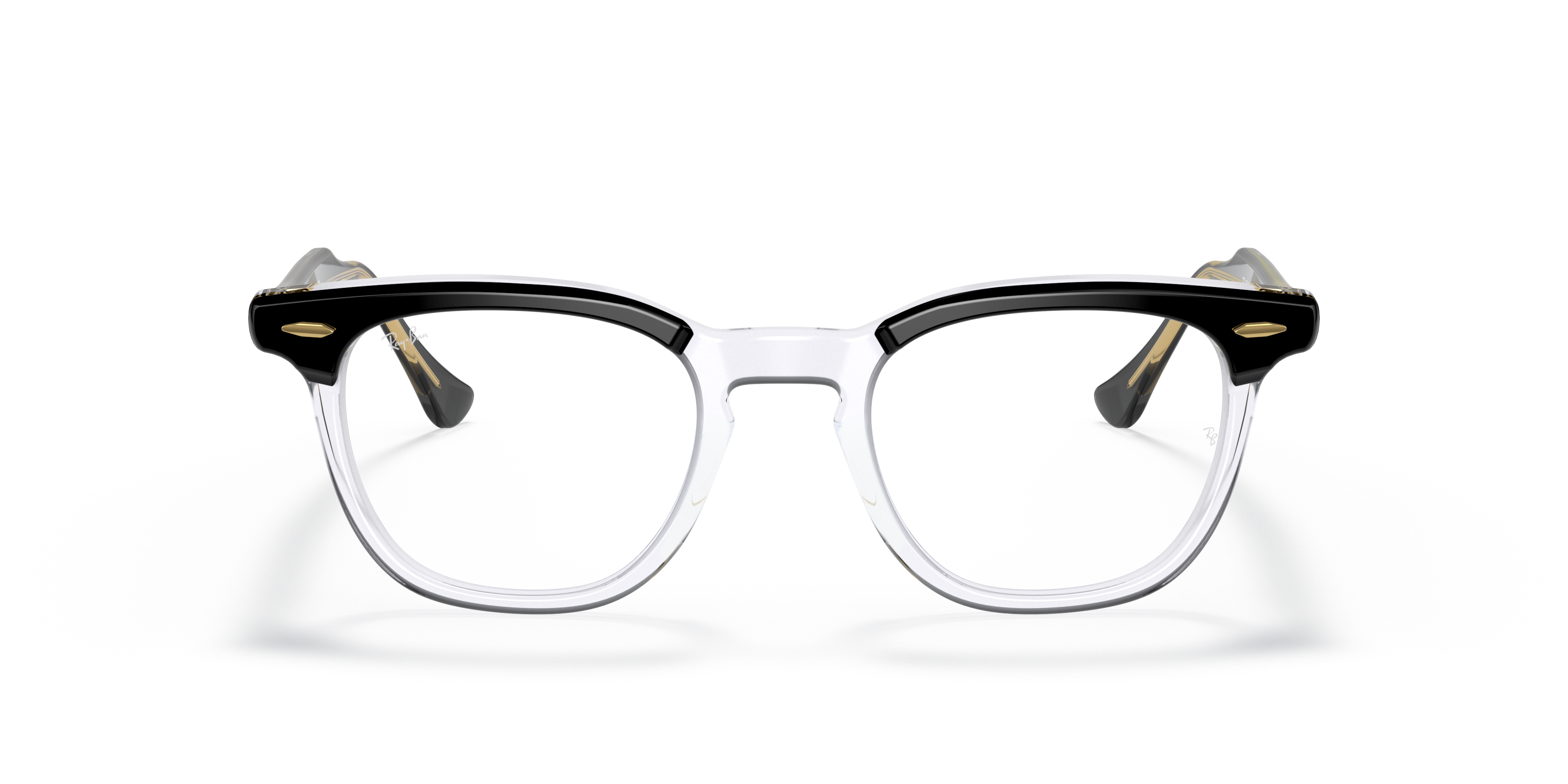 Hawkeye Optics Low Bridge Fit Eyeglasses with Black Frame | Ray-Ban®
