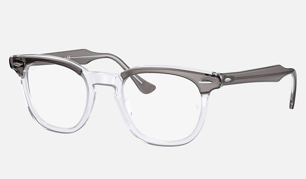 HAWKEYE OPTICS 鏡架灰色搭透明光學眼鏡- RB5398F | Ray-Ban®