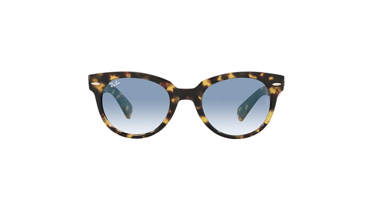 ORION Sunglasses in Yellow Havana and Light Blue - RB2199F