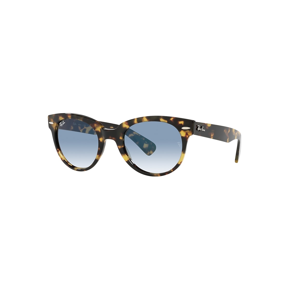 ORION Sunglasses in Yellow Havana and Light Blue - RB2199F | Ray