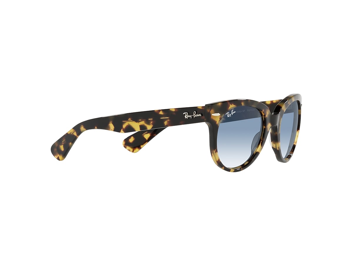 ORION Sunglasses in Yellow Havana and Light Blue - RB2199F | Ray