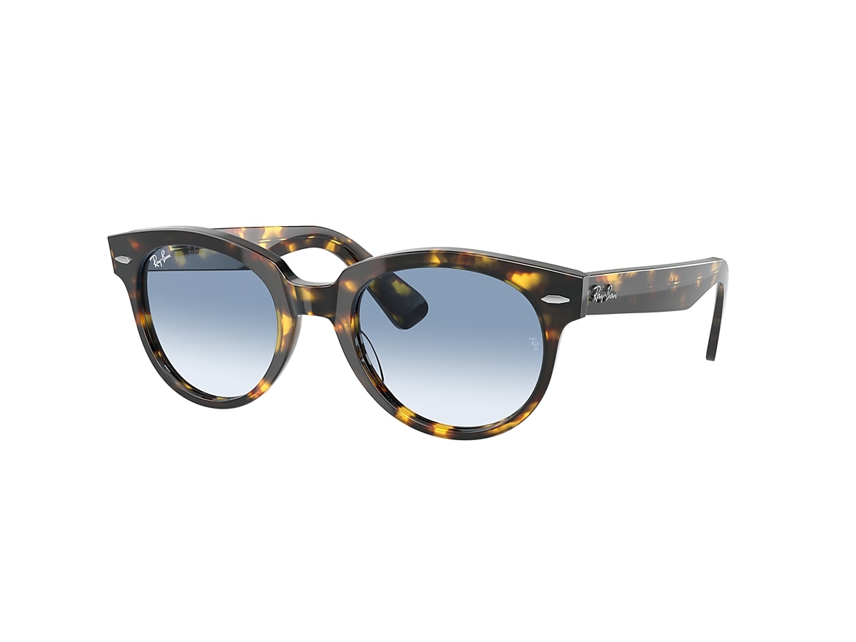 ORION Sunglasses in Yellow Havana and Light Blue - RB2199F